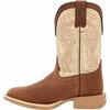 Durango Lil' Rebel Pro Big Kids' Coffee and Bone Western Boot, COFFEE/BONE, M, Size 6 DBT0241Y